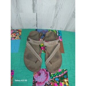 MERELL KANGAROO PERFORMANCE  Strappy Sandals Brown Tan With Pink Lining. Size 9